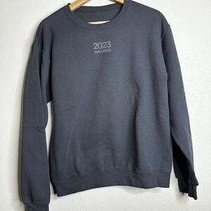 Spotify wrapped 2023 employee pullover sweatshirt men’s size medium gray